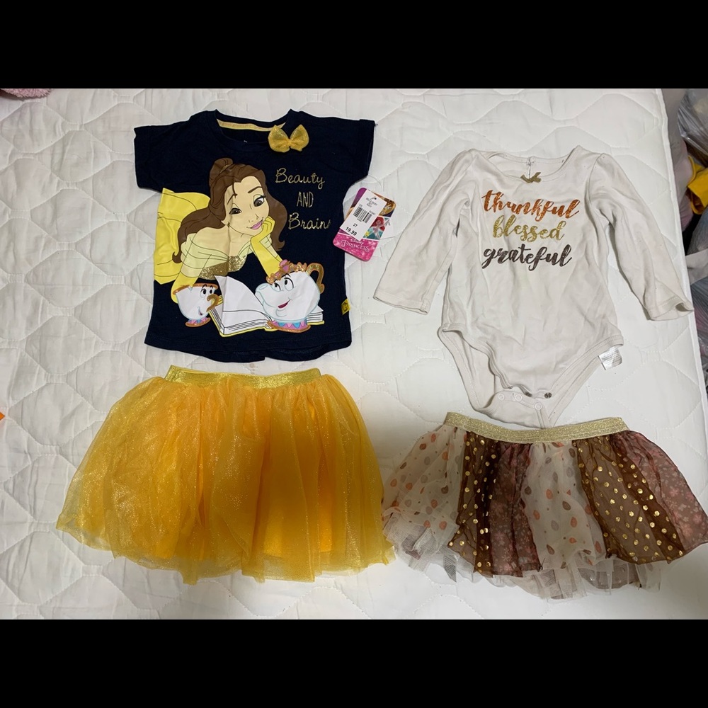 Disney 2 sets of toddler girl 2T